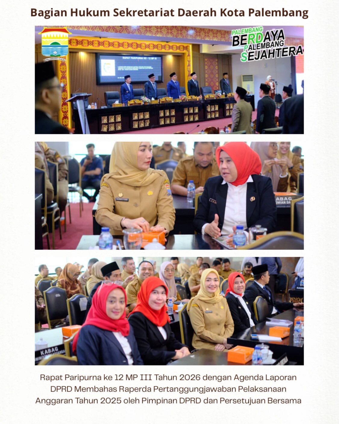 Rapat Paripurna ke-12 MP III Tahun 2026